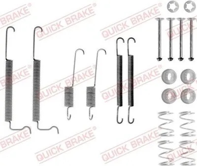 Produktbild von QUICK BRAKE 105-0744 Zubehörsatz, Bremsbacken x