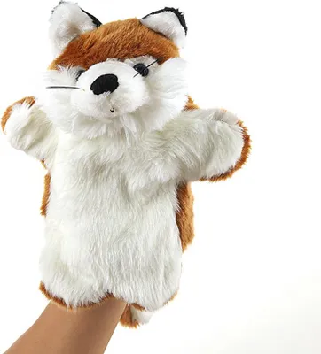 Produktbild von Plüschpuppe Interaktive Tierhandpuppen für das Geschichtenerzählen, das Eltern-Kind Braunfuchs unterrichtet