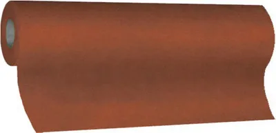 Produktbild von 1x Tischläufer Airlaid 24m x 40cm - alle 120cm perforiert stoffähnlich braun