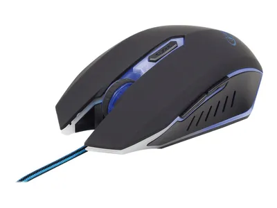 Image de GEMBIRD Gembird MUSG-001-B mouse Gaming Ambidextrous USB Type-A 2400 DPI