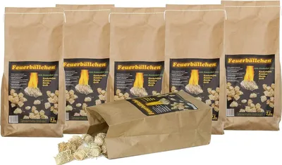 Produktbild von Raiffeisenwaren Feuerbällchen Anzünder, Inhalt 15 kg, Brenndauer 10 min