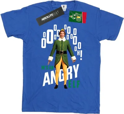 Produktbild von Elf - "Angry Elf" T-Shirt für Herren BI23642 (3XL) (Königsblau)