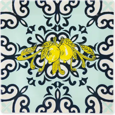 Zdjęcie produktu dla Excelsa zestaw 6 talerzy ceramicznych Amalfi 24x2,5x24 cm wielokolorowy