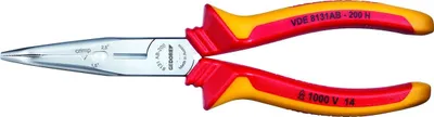 Produktbild von GEDORE VDE 8131 AB-200 H VDE-Mehrfachzange 200 mm gewinkelt, Hüllenisolierung, 2910845