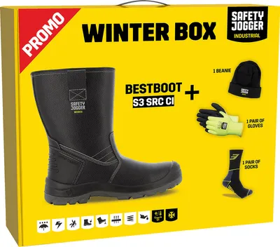 Zdjęcie produktu dla Obuwie ochronne SafetyJogger 10036 Safety Jogger Winterbox czarne rozmiar