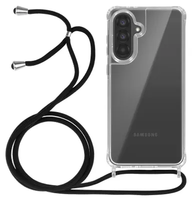 Immagine prodotto di Avizar, cover per Samsung A36 e A56 in silicone con cinturino intrecciato, trasparente