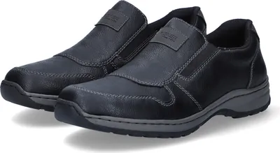 Immagine prodotto di Rieker scarpa slip-on uomo nero, Colore:nero, EU Size:44