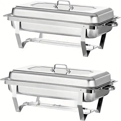Produktbild von Warmhaltebehälter – Elektrisch betriebsloser Buffet-Warmhalter mit 9 Litern Fassungsvermögen und Deckel
