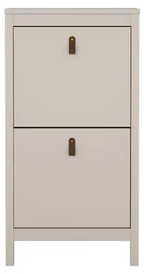 Image de CALICOSY - Etagères à chaussures 2 portes abattantes H102,9 cm - BARCELONE