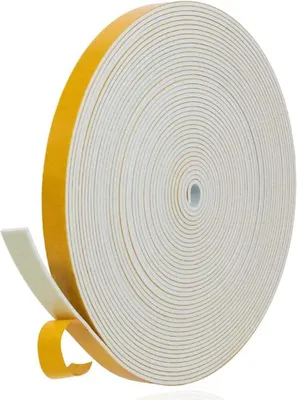 Produktbild von Selbstklebendes Dichtungsband für Fenster und Türen - 12 mm x 1,5 mm (10 m) - Schallisolierung und Abdichtung