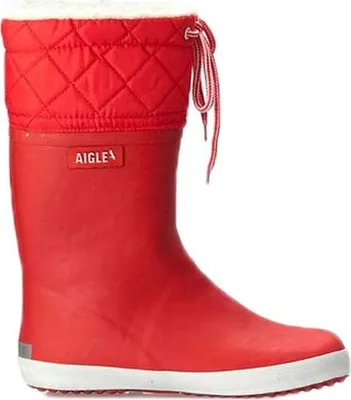 Image de Aigle Giboulee 2 Bottes de pluie Rouge UE 33 Garçon Rouge UE 33