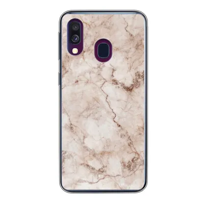 Produktbild von MuchoWow® Handyhülle Schutzhülle Hülle für Samsung Galaxy A40 Marmor - Luxus - Braun Silikon Softcase Handy Hülle - Handy-Tasche