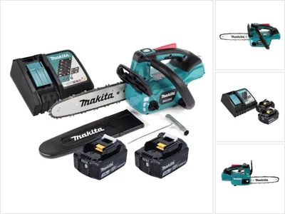 Produktbild von Makita DUC 254 RF Akku Kettensäge 18 V 25 cm Brushless + 2x Akku 3,0 Ah + Ladegerät