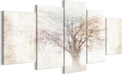 Immagine prodotto di LUMASOUL Quadri su tela con motivi natura, quadri da parete cornice in legno, quadri 100x50cm albero