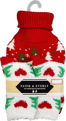 Produktbild von Set Wärmflasche mit Socken - ca. 0,7 L
