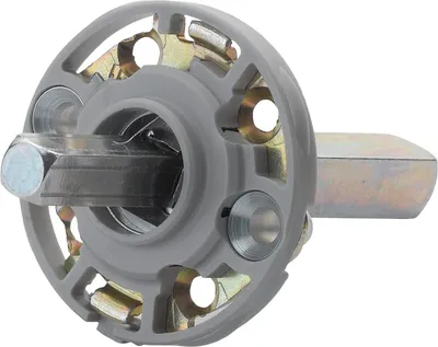 Produktbild von Hoppe Montagemodul rund für Hoppe Türgriffe, Vierkant 10/62 mm, Stahl aluminiumfarbig