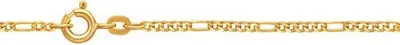 Produktbild von Halskette 42 cm - Gold 333 8K - Figarokette massiv