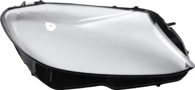 Produktbild von Scheinwerferabdeckung Nr. A2059067403 Auto Frontscheinwerfer rechts Scheinwerferlinse Klarglasabdeckung für Mercedes Benz W205 C180 C200 C260L 2015-2018 PC Schwarz Klares Glas