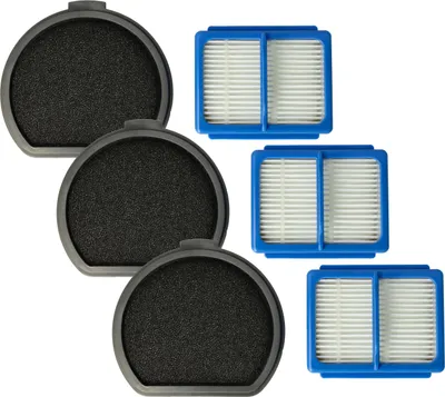 Produktbild von vhbw 3x Hauptfilter, 3x Vorfilter Ersatz für AEG 90027737200, 900923092 für Staubsauger