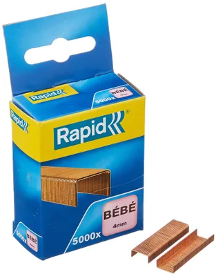 Produktbild von Rapid Bébéé Heftklammern, 3 x 5000 Stück, 4 mm