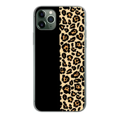 Produktbild von MuchoWow® Handyhülle Schutzhülle Hülle für iPhone 11 Pro Max Panther Druck - Design - Tiere Silikon Softcase Handy Hülle - Schutz