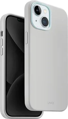 Image de Uniq Etui Lino Hue Iphone 15 / 14 / 136.1 Magclick Charging Jasnoszary/Chalk Grey