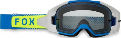 Image de FOX Vue Tactile Motocross Brille, blau/gelb