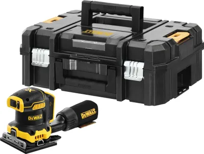 Produktbild von Akku-Vibrationsschleifer DCW200NT, 18Volt (gelb/schwarz, ohne Akku und Ladegerät, in TSTAK Box II)