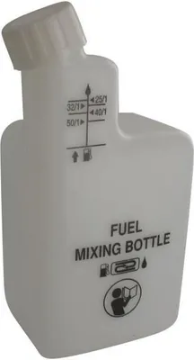 Image de Bouteille En Plastique Pour Mélange 2 Temps - Graduée à 1/25, 1/32, 1/40, 1/50