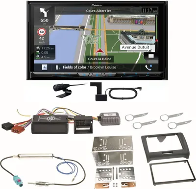Produktbild von Pioneer AVIC-Z930DAB Navigation Bluetooth CD USB MP3 Einbauset für Audi TT 8J