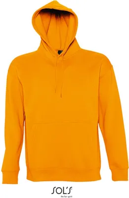 Image de SOLs 13251 | Sweat à capuche Slam / Sweat à capuche femme - Couleur : Orange - Taille : XXL