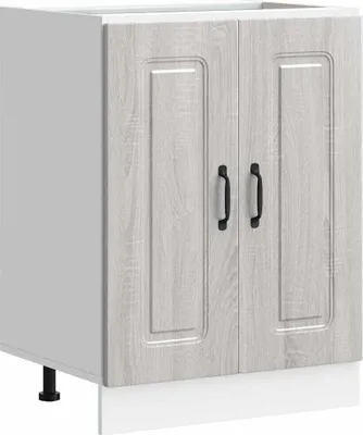 Obrázek produktu pro vidaXL Dřezová skříňka Kalmar Grey Sonoma 60x46x81,5 cm