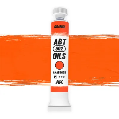 Obrázek produktu pro Oddělení 502 AKABT625 Olejová barva oranžová