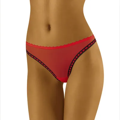 Produktbild von Wolbar String Dame Dessous Borte WB307, Rot, S