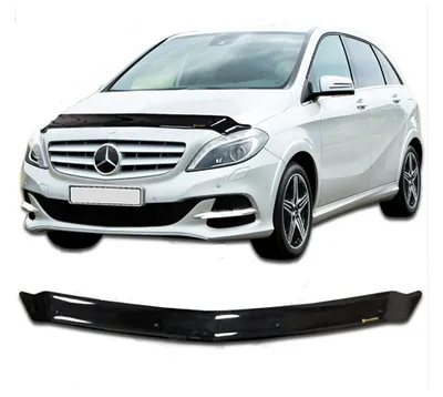 Image de Bra Capot Déflecteur Protection Pour Mercedes B Class W246 2011-2019, Aérodynamique, Assemblage Facile, Aucun perçage requis