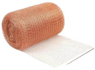 Productafbeelding van Kopergaas tegen ongedierte, duurzame constructie, eenvoudig aan te brengen, 12,7 cm x 12 meter