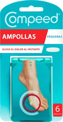 Obrázok produktu pre Compeed 5708932010474, 2 x 6 cm, Oválny, Priesvitné, Biela, CE, 6 kusov