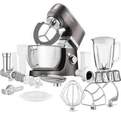 Produktbild von SENCOR STM 6377CH Standmixer 1000 W mit 4,5-L-Edelstahl-Schüssel, Pulse & LED, 5 Aufsätze
