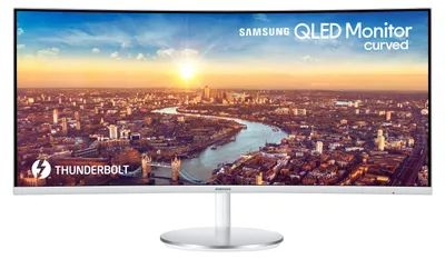 Produktbild von Samsung C34J791WTR 86,4 cm (34 Zoll) 3440 x 1440 Pixel UltraWide Quad HD QLED Weiß