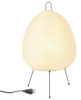 Lampenkap aus Reispapier, Weiß, E27, H 47 cm, Ø 28 cm