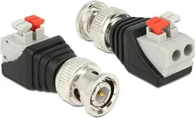 Imagen del producto de Delock 65525 DELOCK Adapter Terminalblock 2Pin -> BNC Stecker