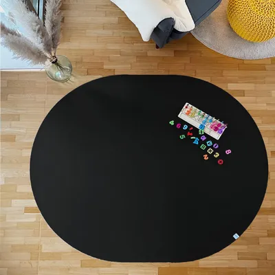 Obrázok produktu pre Sanosoft oválna podložka na plazenie 160x200cm - " Germany" - Oeko-Tex 100 - čierna