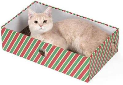 Produktbild von Kratzbaum für Katzen, groß, für innere Katzen, mit Katzenminze, interaktive Öffnungen