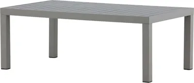Obrázok produktu pre FURNLUX Vonkajší konferenčný stolík Copacabana Grey Green 70 cm / Hlavná farba: sivá / Rozmery: 70 x 120 x 45 cm
