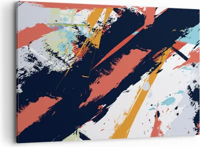 Produktbild von Bild auf Leinwand - Leinwandbild - Einteilig - Abstraktion Graffiti Modern - 100x70cm - Wand Bild - Wanddeko - Wandbilder - Leinwanddruck - Bilder - Wanddekoration - Leinwand bilder - AA100x70-4257