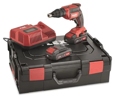 Produktbild von FLEX Trockenbauschrauber DW45 18.0-EC/2.5 Set (in L-BOXX) - 467146