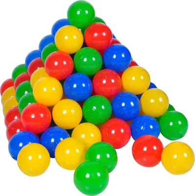 Produktbild von Bälleset ca. Ø6 cm - 100 balls/colorful