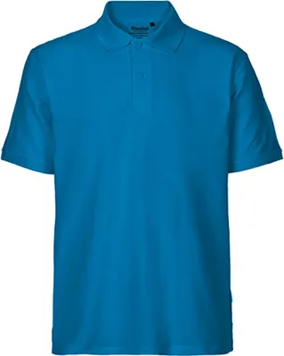 Produktbild von Neutral O20080 | Herren Classic Polo / 100% Fairtrade-Baumwolle - Farbe: Sapphire - Größe: 3XL