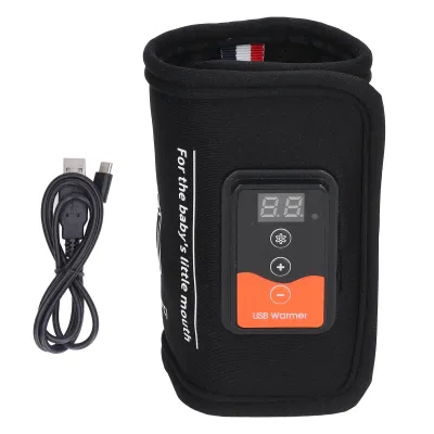 Image de Sacoche chauffe-biberon à température constante et chauffage rapide, isolée par USB, pour la maison et la voiture