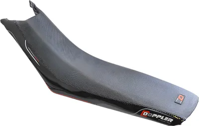 Zdjęcie produktu dla Pokrowiec siedzenia Doppler czarny / czerwony do Derbi Senda 2010-, Gilera RCR, SMT 2011-